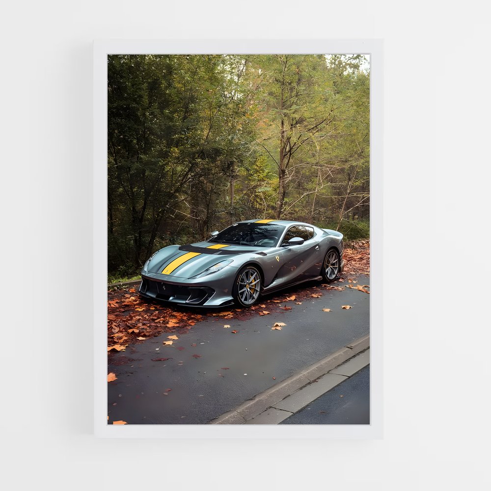 Poster competizione Vitesse cars – affiche Ferrari (vue 3)